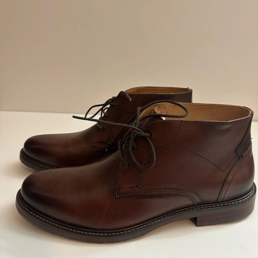 Johnston & Murphy-Classic Brown Leather Men's Shoes